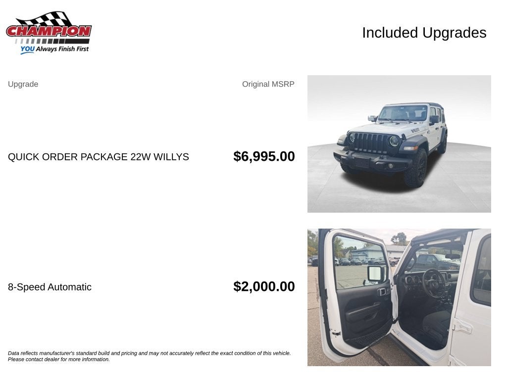 2023 Jeep Wrangler 4-Door Willys 4x4