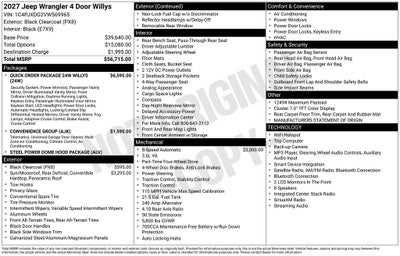2027 Jeep Wrangler Willys
