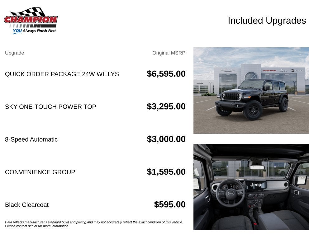 2027 Jeep Wrangler WRANGLER 4-DOOR WILLYS