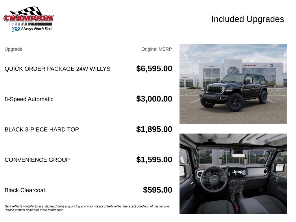 2027 Jeep Wrangler WRANGLER 4-DOOR WILLYS
