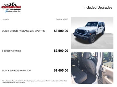 2024 Jeep Wrangler 4-Door Sport S 4x4