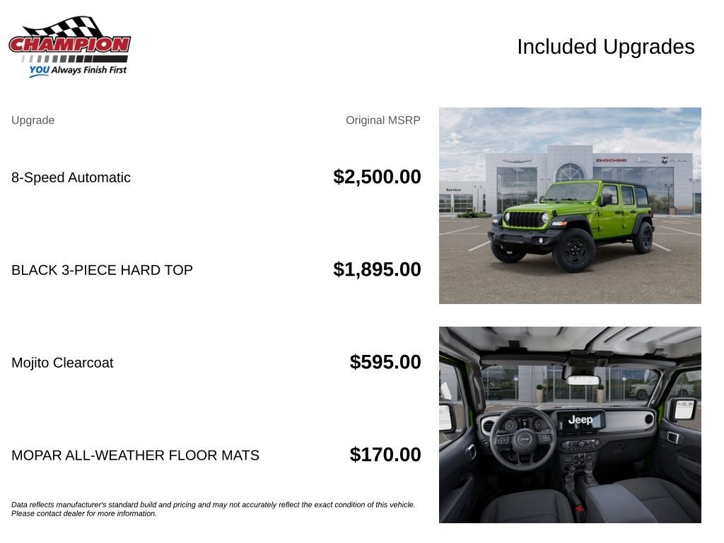 2026 Jeep Wrangler WRANGLER 4-DOOR SPORT
