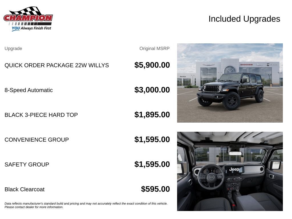 2026 Jeep Wrangler 4-Door Willys 4x4