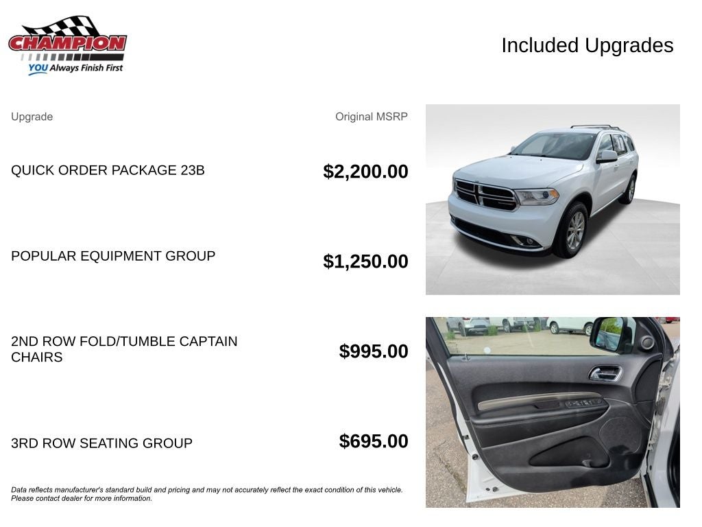 2017 Dodge Durango SXT AWD