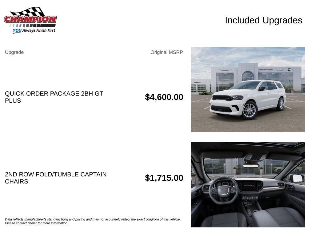 2026 Dodge Durango DURANGO GT PLUS AWD