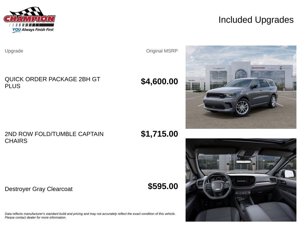 2026 Dodge Durango DURANGO GT PLUS AWD