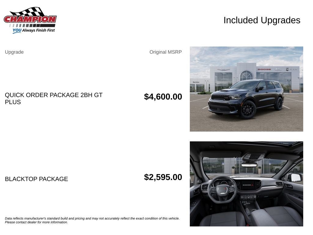 2026 Dodge Durango DURANGO GT PLUS AWD