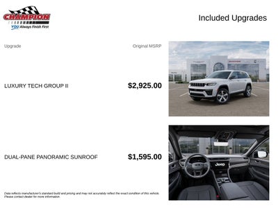 2026 Jeep Grand Cherokee GRAND CHEROKEE LIMITED 4X4
