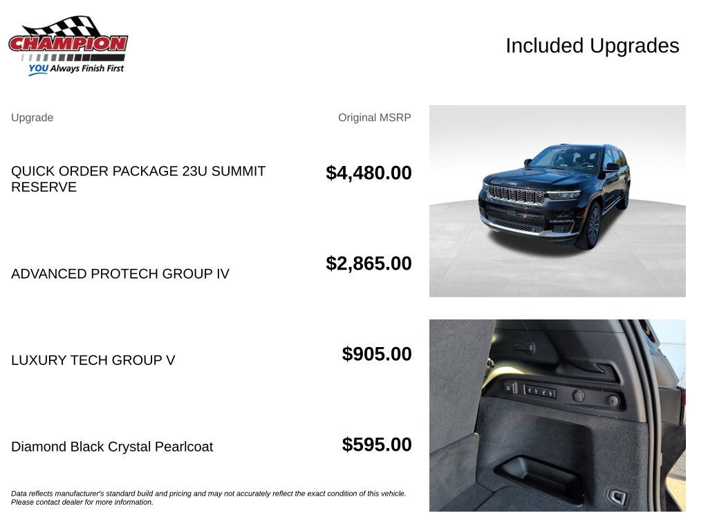 2023 Jeep Grand Cherokee L Summit Reserve 4x4