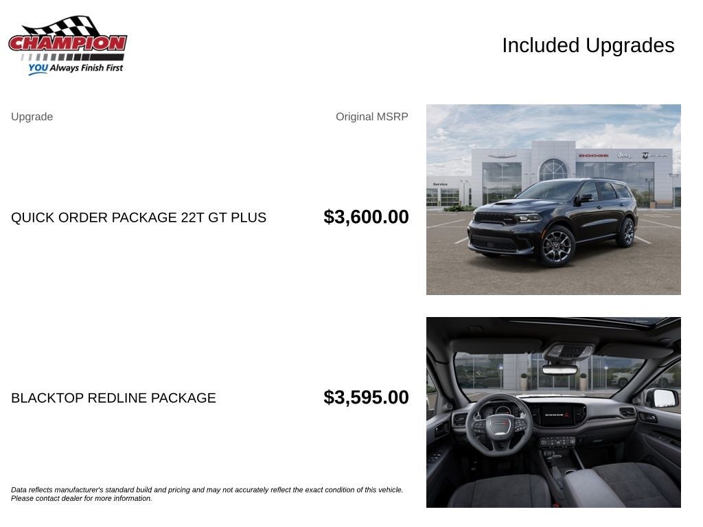 2026 Dodge Durango GT Plus AWD HEMI V8