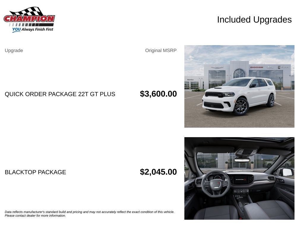 2026 Dodge Durango DURANGO GT PLUS AWD HEMI V8