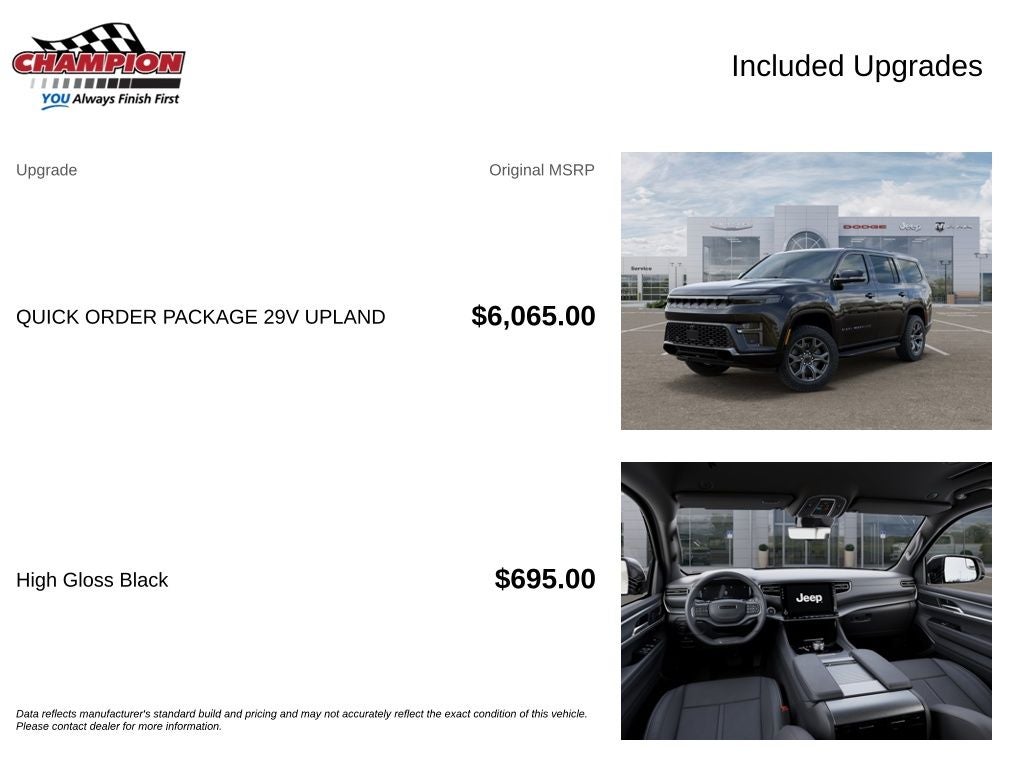 2026 Jeep Grand Wagoneer GRAND WAGONEER UPLAND 4X4