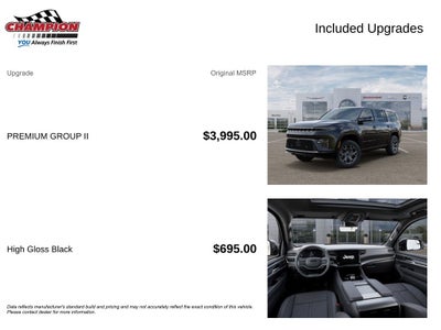 2026 Jeep Grand Wagoneer GRAND WAGONEER LIMITED ALTITUDE 4X4