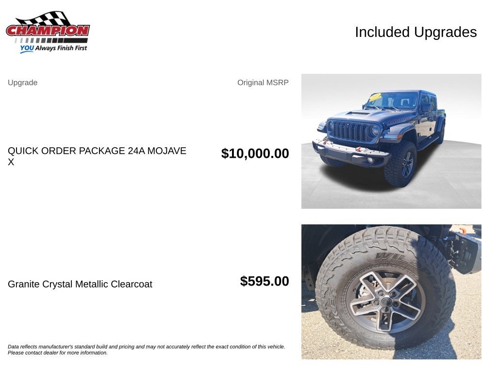 2025 Jeep Gladiator Mojave X