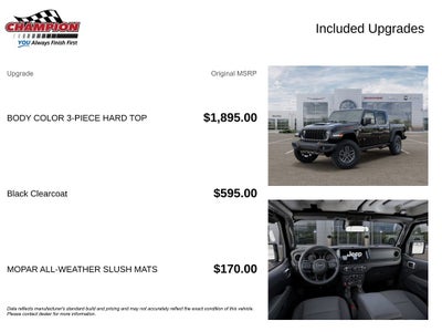 2026 Jeep Gladiator GLADIATOR MOJAVE 4X4