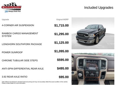 2018 RAM 1500 Longhorn Crew Cab 4x4 5'7' Box