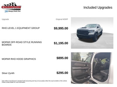 2026 RAM 1500 RHO Crew Cab 4x4 5'7' Box