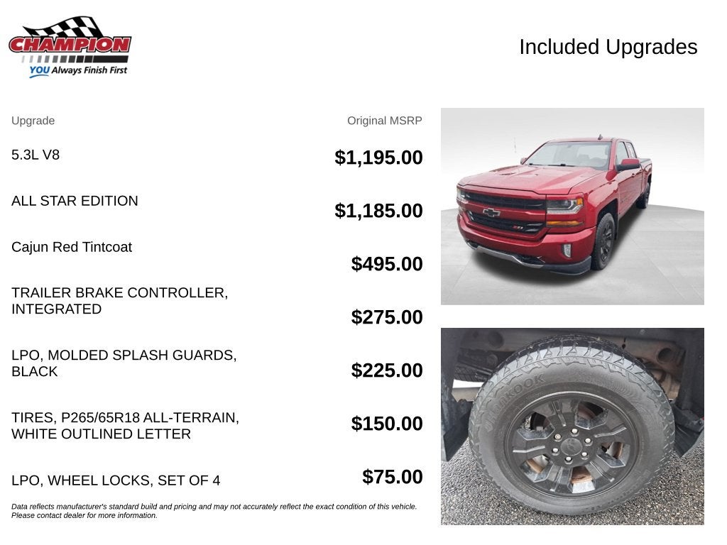 2018 Chevrolet Silverado 1500 2LT