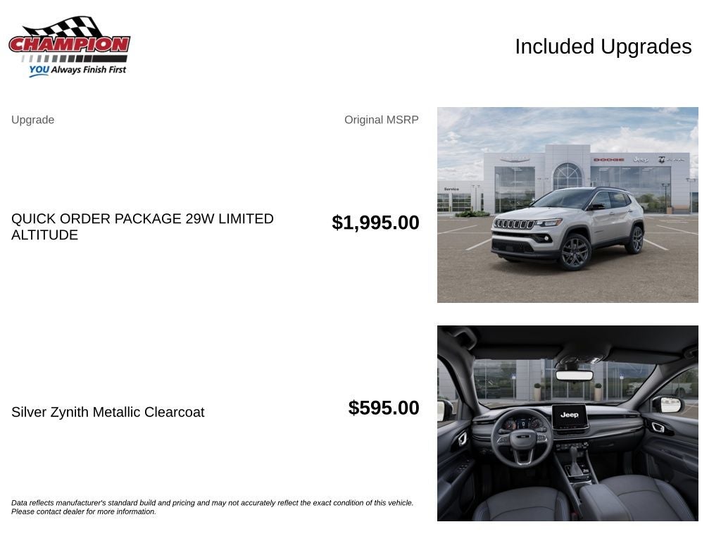 2026 Jeep Compass COMPASS LIMITED ALTITUDE 4X4