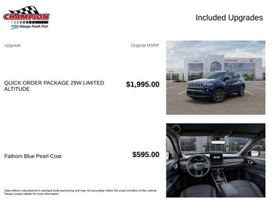 2026 Jeep Compass COMPASS LIMITED ALTITUDE 4X4