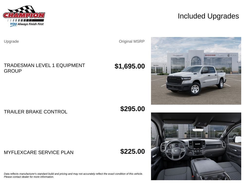 2026 RAM 1500 RAM 1500 TRADESMAN CREW CAB 4X4 5'7' BOX