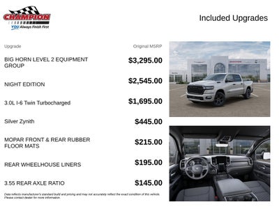 2027 RAM Ram 1500 RAM 1500 BIG HORN CREW CAB 4X4 5'7' BOX