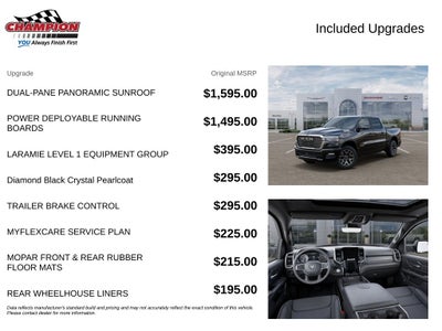 2026 RAM Ram 1500 RAM 1500 LARAMIE CREW CAB 4X4 5'7' BOX
