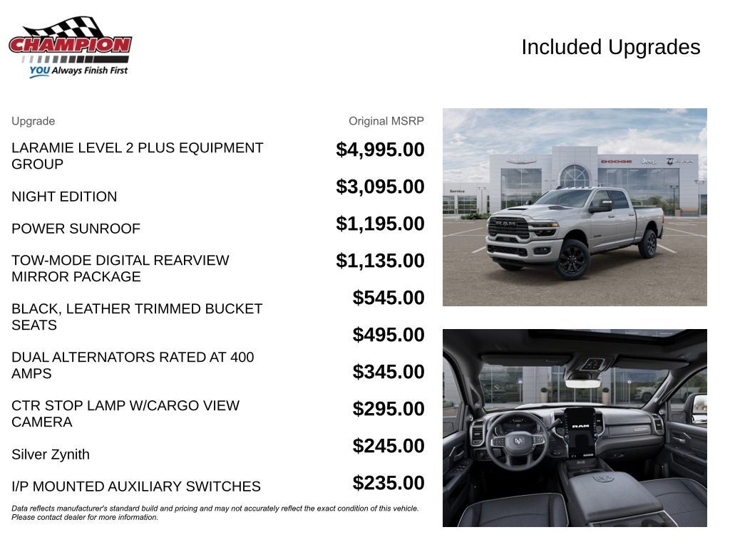 2026 RAM Ram 2500 RAM 2500 LARAMIE CREW CAB 4X4 6'4' BOX