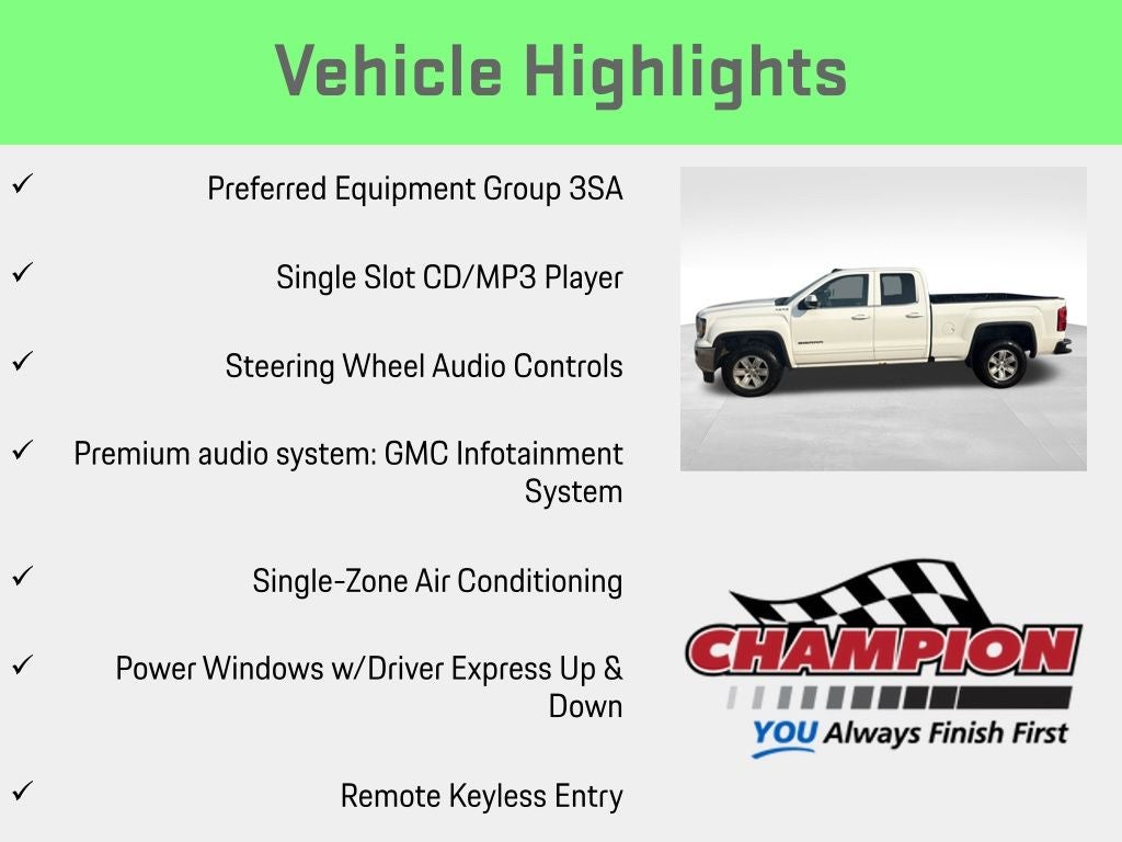 2018 GMC Sierra 1500 SLE