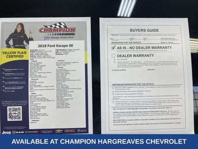 2018 Ford Escape SE
