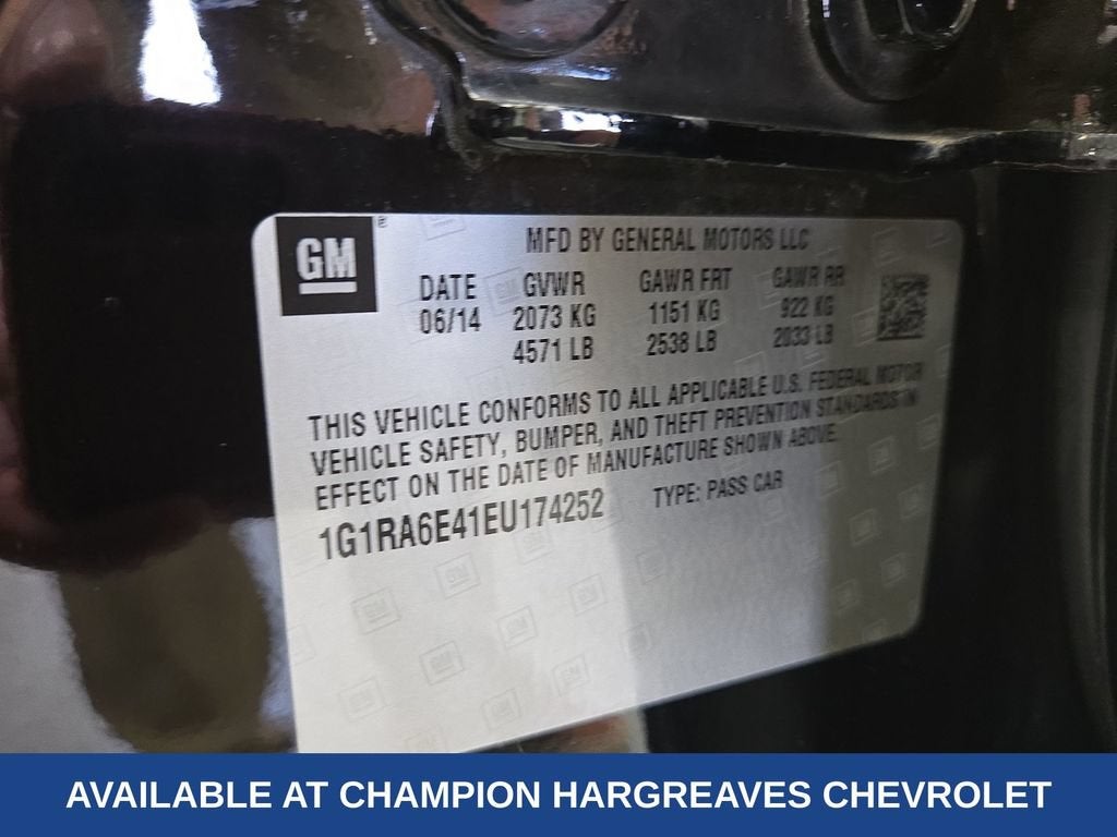 2014 Chevrolet Volt 5DR HB