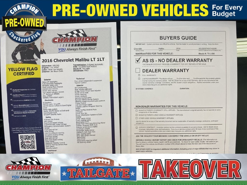 2016 Chevrolet Malibu LT