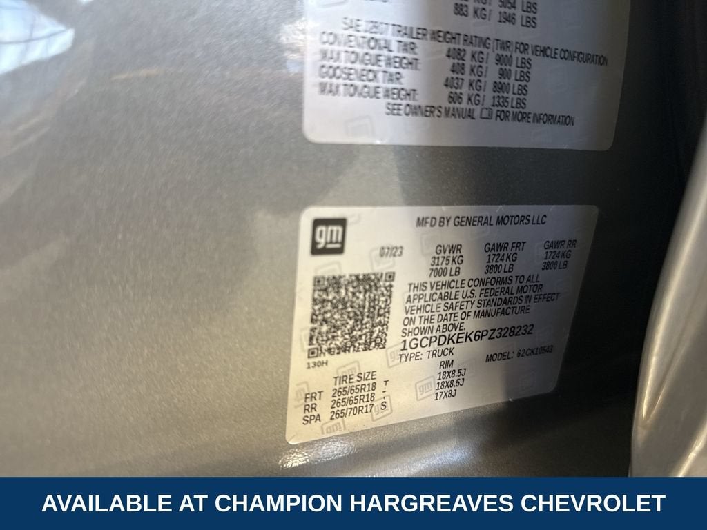 2023 Chevrolet Silverado 1500 LT (2FL)