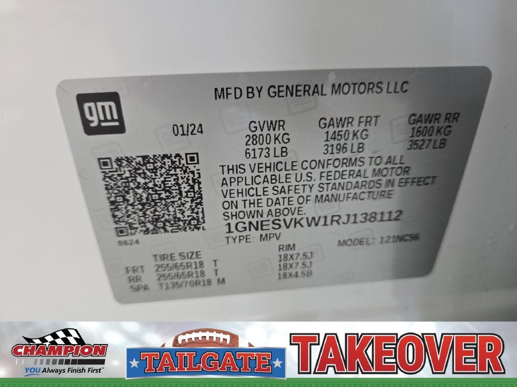 2024 Chevrolet Traverse Limited LT Cloth