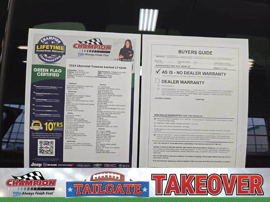 2024 Chevrolet Traverse Limited LT Cloth