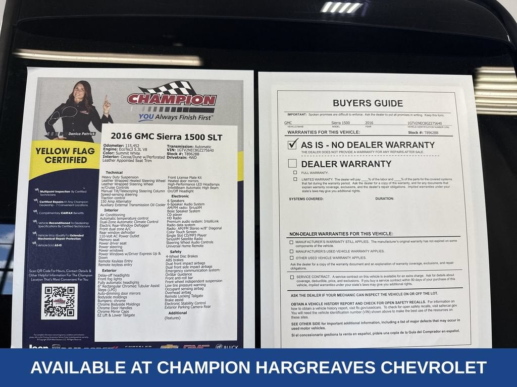 2016 GMC Sierra 1500 SLT