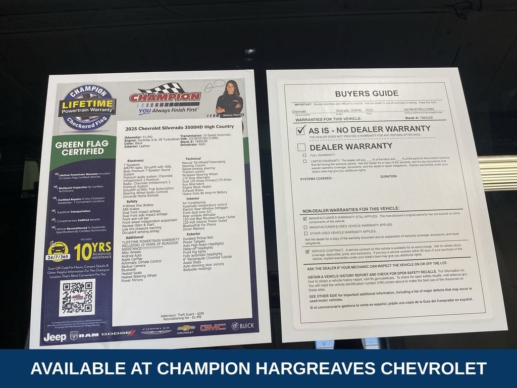 2025 Chevrolet Silverado 3500 HD High Country