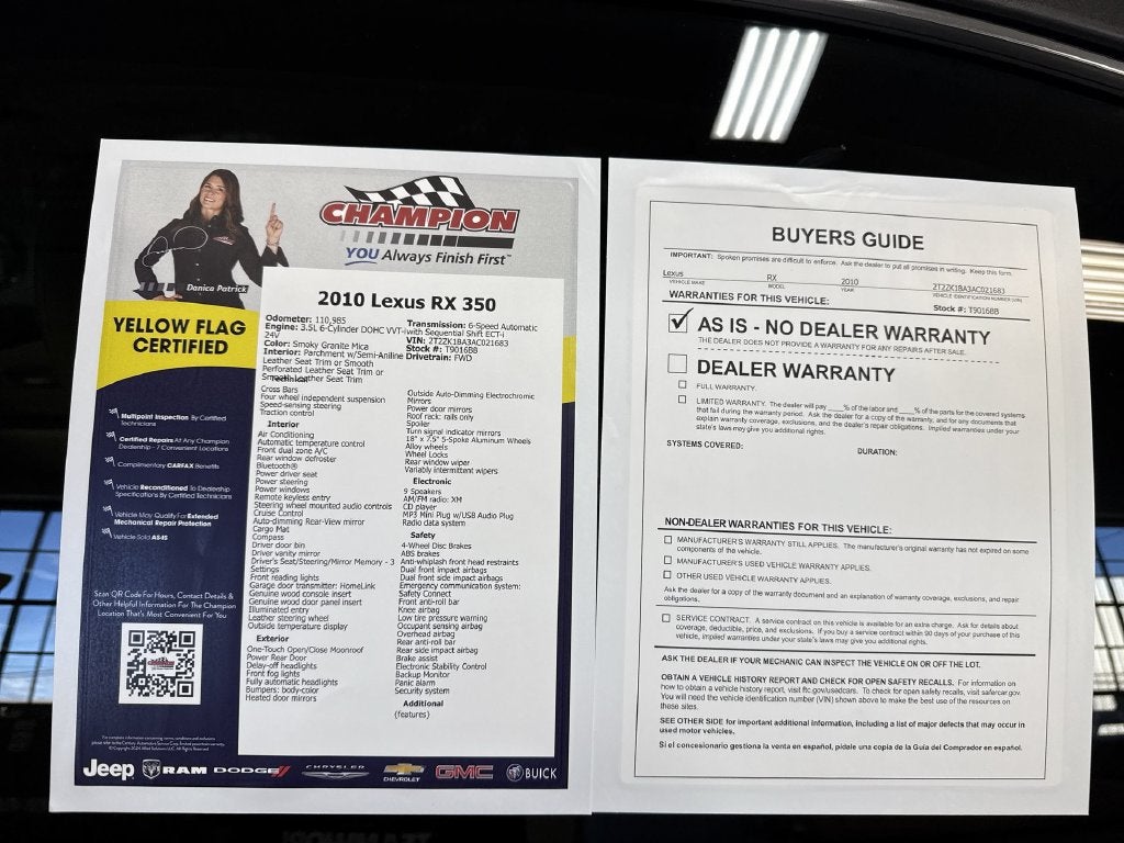 2010 Lexus RX 350 