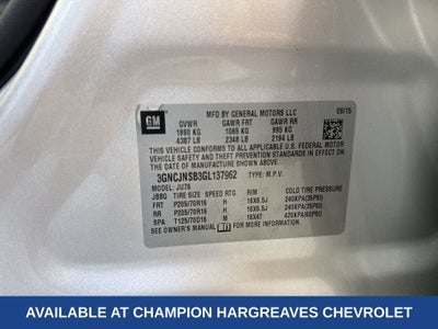 2016 Chevrolet Trax LS