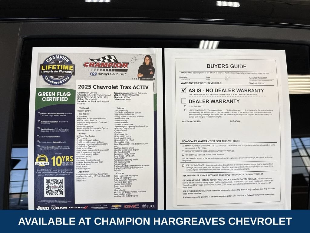 2025 Chevrolet Trax ACTIV
