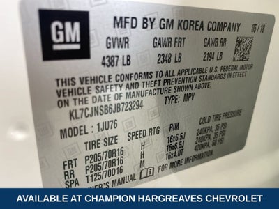 2018 Chevrolet Trax LS