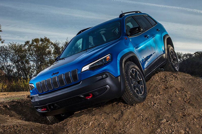 Jeep on dirt terrain