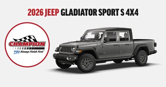 2026 JEEP GLADIATOR SPORT S 4X4
LEASE OFFER