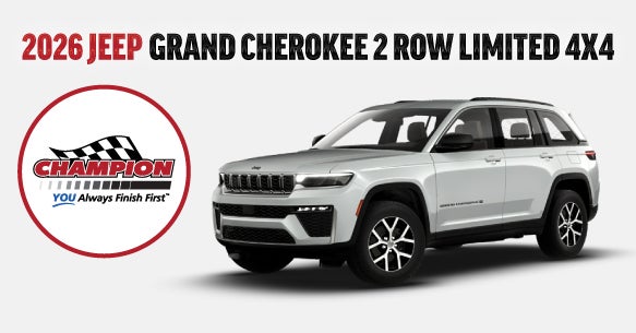 2026 JEEP GRAND CHEROKEE 2
ROW LIMITED 4X4 LEASE OFFER
